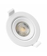 MR16 eller GU10 Downlight - Uden lyskilde og fatning, hvid, Hul: Ø7,5 cm