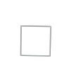 60x60 LED panel, 40W - Højde:32mm, 120lm/W, IP65, hvid kant