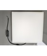 60x60 LED panel, 40W - Højde:32mm, 120lm/W, IP65, hvid kant