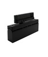 36W 3-faset RA92 justerbar LED lysskinne - Sort, 23,5 cm