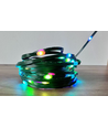 5m RGBIC LED lyskæde - 5V USB, 50 LED, grøn ledning, fjernbetjening + bluetooth