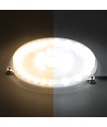 17cm / 18W RGBIC+CCT LED indsats med linser - Erstat G24, cirkelrør og kompaktrør