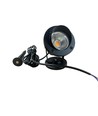 12-24V LED havelampe - 6W, sort, spyd, 450 lm, IP65