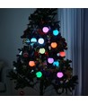 Ø10 cm RGB LED bold - Genopladelig, med fjernbetjening, IP66
