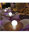 Ø15 cm RGB LED bold - Genopladelig, med fjernbetjening, IP66