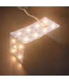 25x 25 cm 15W foldbar CCT LED ark RA95 - 24V DC, IP20