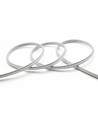 5m 230V vandtæt slim COB strip - tape på bagsiden, 9W/m, IP67, 296 LED/m, op til 50m