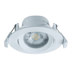 LED downlights LED-POL 7W LED indbygningsspot - Hul: Ø7.5 cm, Mål: Ø9 cm, 230V
