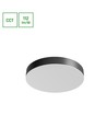 24W Nymphea Optima LED loftslampe, CCT - Sort ring, 112lm/W, Ø30cm, 5 års garanti