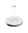 36W Nymphea Optima CCT loftlampe - 120lm/W, Ø40cm, sort ring, justerbar CCT, IP20