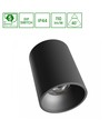 14W-27W Orbito LED loftlampe, RA90 - Justerbar watt, UGR19, IP44, 110lm/W, sort, 5 års garanti