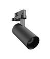 16W 3-faset 3i1 skinnespot - 25°, CCT, Sort
