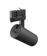 16W 3-faset 3i1 skinnespot - 25°, CCT, Sort