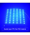 25x25cm 17,5W foldbar RGB+NW LED ark RA95 - 24V DC, IP20