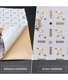 49x24 45W Foldbar RGB+CW LED ark RA95 - 24V DC, IP20