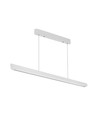 Vt-7-35 LED lampe 36W - lineær hængende suspenderet, Samsung, diffusorplade type 3i1 hvid