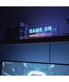 RGB Game On Neon Skilt - Infinity Mirror effekt, Bluetooth, App-styring