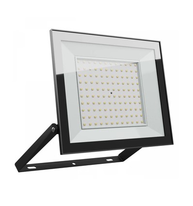 100W projektør - IP65, Sort, arbejdslampe