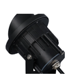 12-24V LED havelampe - 11W, sort, spyd, 800 lm, IP65