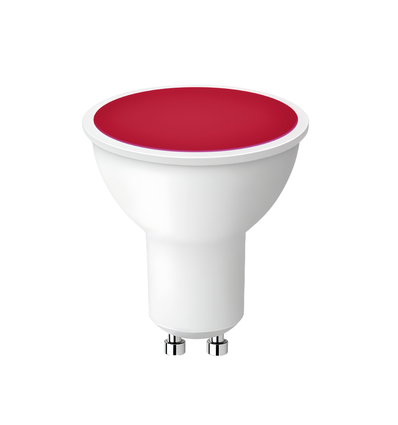GU10 5W Rød LED spot