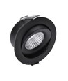 EVA 6 LED indbygningsspot 6W, DimTone, Ra98 - Sort