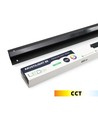 LED sort Troldtekt Skinne 60 cm, CCT - 30W, Akustilight, Planforsænket, 24V