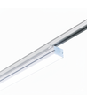 38W 3-faset LED lysskinne til kontor - 170 lm/W, 115 cm, Hvid