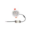 3W Ø8,4cm indbygningsspot dæmpbar - 12V/24V, Hul: Ø7-8 cm, Mål: Ø8,4 cm, 4 cm høj
