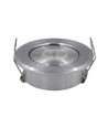 1,5W Ø5,2cm elevator spot - Hul: Ø4,4 cm, Mål: Ø5,2 cm, 25° spredning, 1m ledning