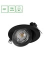 6,5W Ø10,5cm MOBILO LED downlight - CCT, 850lm, 36°, IP20, sort