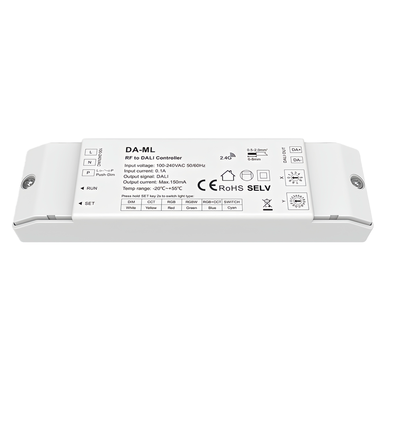 LEDlife rWave DALI controller - Push-dim, aflasting i begge ender