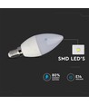 5 stk. RGB+CW E14 pære - RF fjernbetjening, dæmpbar