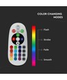 5 stk. RGB+CW E14 pære - RF fjernbetjening, dæmpbar