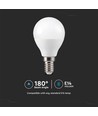 5 stk. RGBW LED Pære - 4,8W, RF fjernbetjening, dæmpbar, E14