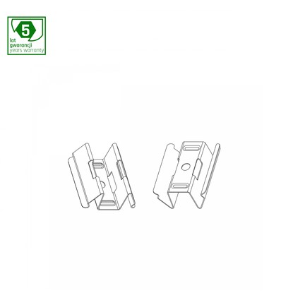 Monteringsbeslag til LED paneler - 2 stk