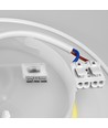 DOME væglampe 12W - CCT, IP65, hvid