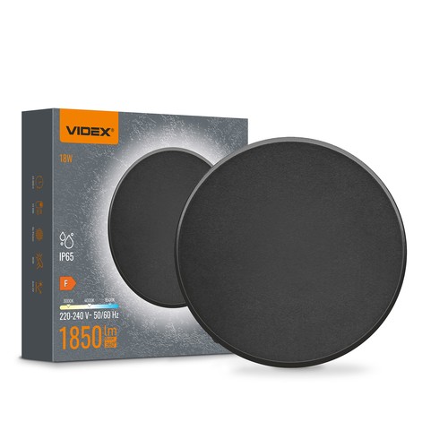 Dome 18W rund LED væglampe - IP65, CCT, hvid