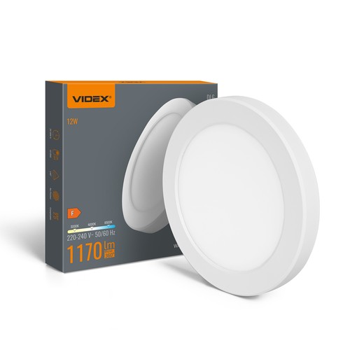12W Loftslampe, 3CCT - Ø167 mm, indbygget lyskilde