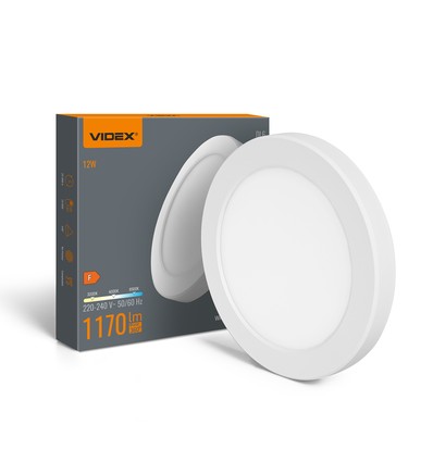 12W Loftslampe, 3CCT - Ø167 mm, indbygget lyskilde