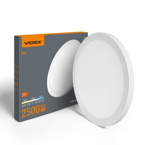 24W Loftslampe, 3CCT - Ø292 mm, indbygget lyskilde
