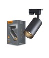 Dim to warm GU10 skinnespot - Inklusiv 6W Dimtowarm pære, Sort, 1-faset, 1F2W
