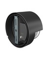 10W udendørs væglampe, CCT - 3 lyskulører, Asymmetrisk lys, IP65, sort