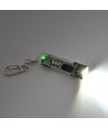 Mini LED nøgleringslygte - UV + rødt lys, genopladelig, IP66