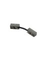 Samler til PicoTrack 2 skinne - 12V, Magnetisk, antracit, til akustikpaneler / glasmontre / vinduesbelysning