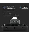 30W LED sensor projektør - 120lm/W, Sort, arbejdslampe, Hurtig connector