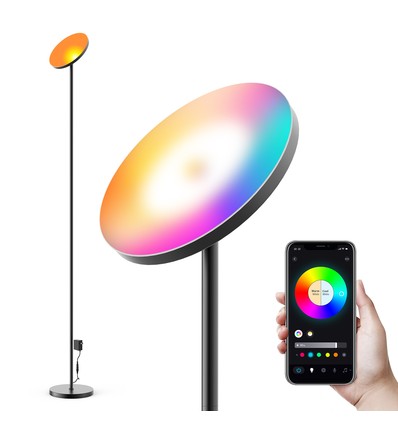 175 cm RGB+CCT gulvlampe - Wifi+Bluetooth