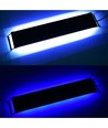 60-80 cm akvarie armatur - 18W LED, hvid/blå, justerbar