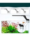 27,5 cm akvarie lampe - 10W LED, hvid/blå