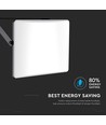 30W LED projektør - CCT, 3 lyskulører, matteret, arbejdslampe, udendørs