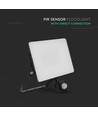 50W LED projektør med sensor - 120lm/W, IP65, Fast Connector, arbejdslampe, udendørs